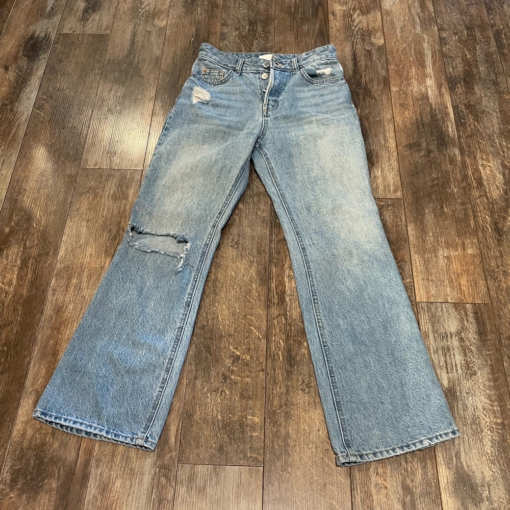 H&M Light Blue Denim Pants